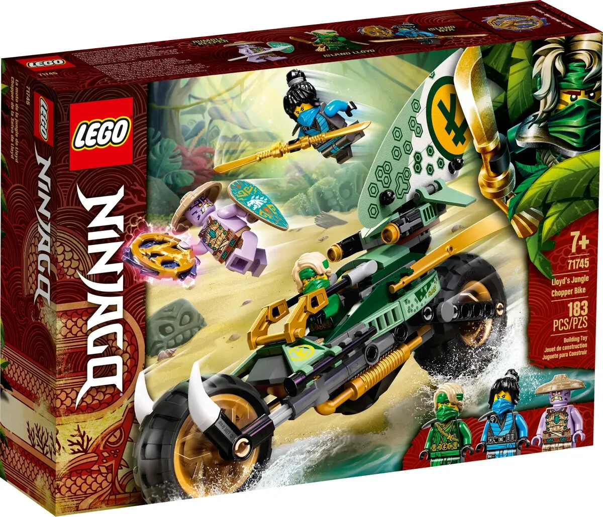 ピアス　No.4920 Lego Lloyd's Jungle Chopper Bike 71745 NINJAGO Minifigure Building