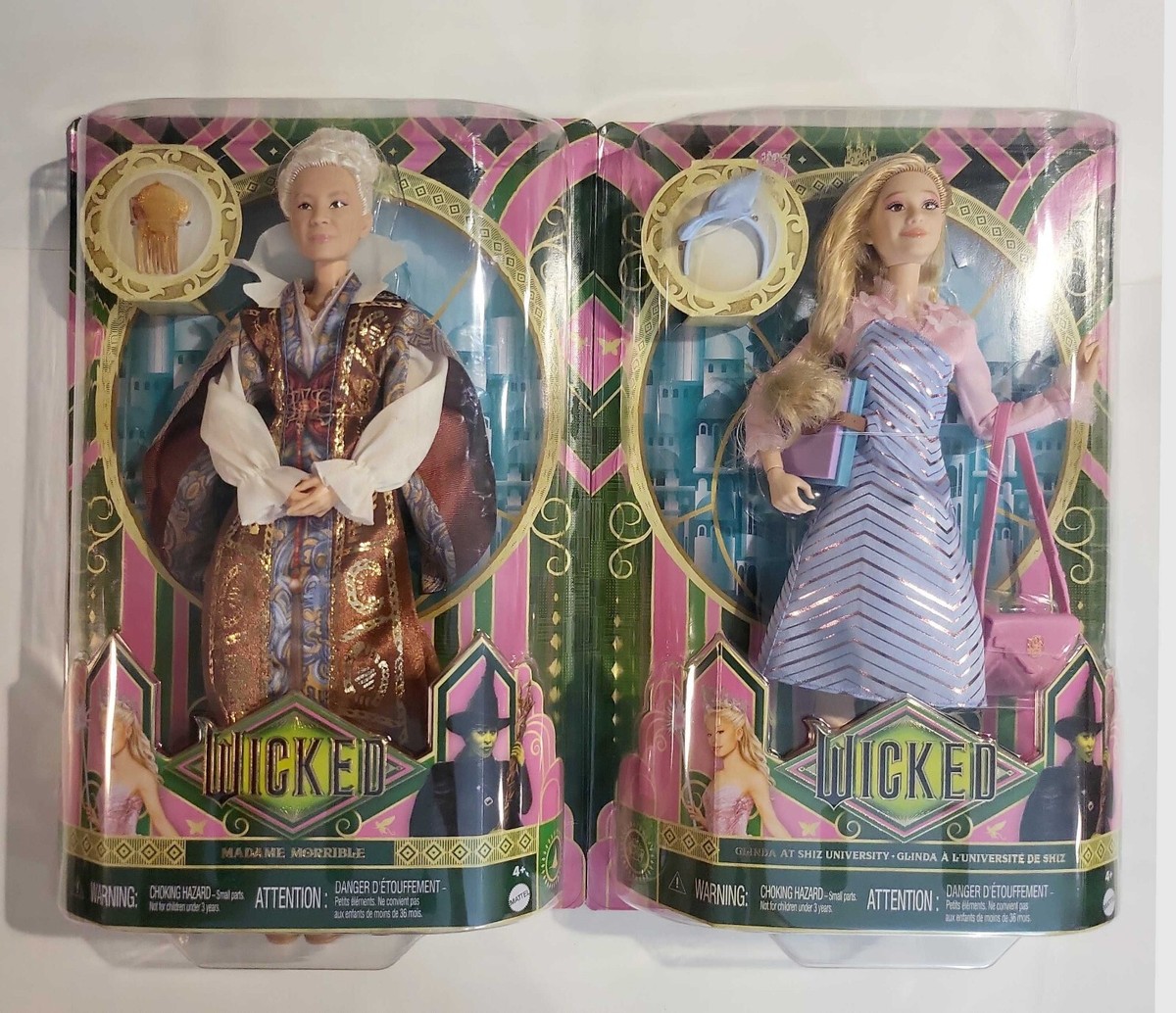 Wicked Madame Morrible ドール　ウィキッド Wicked Movie 2-Pack: Madame Morrible & Glinda The Good Witch Dolls