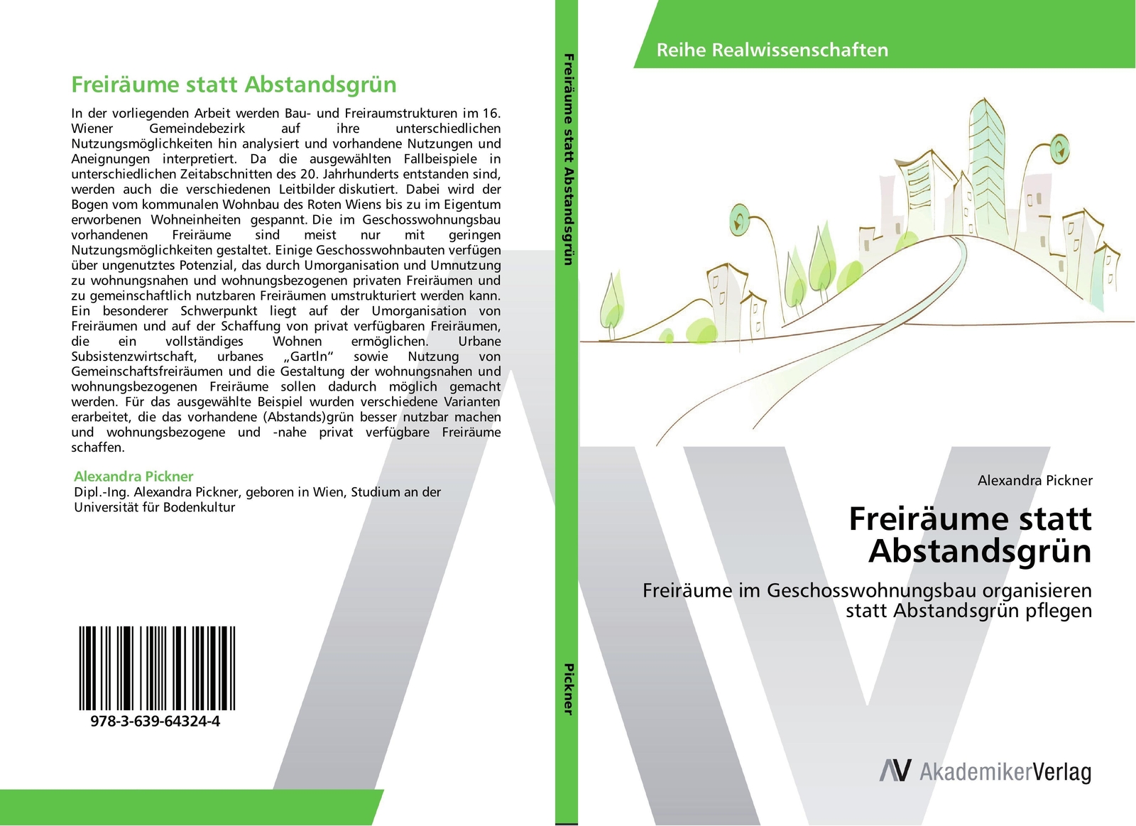 Thumbnail - Freiräume Statt Abstandsgrün Alexandra Pickner Taschenbuch Paperback