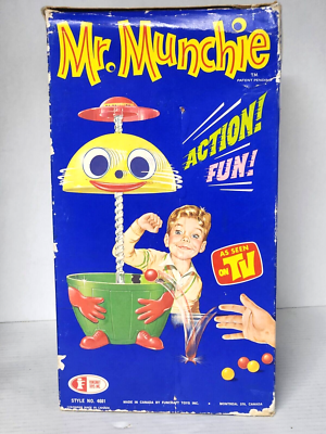 MR. MUNCHIE Ball Toss Game Vintage w/ Box 1960's - 1970's RARE by