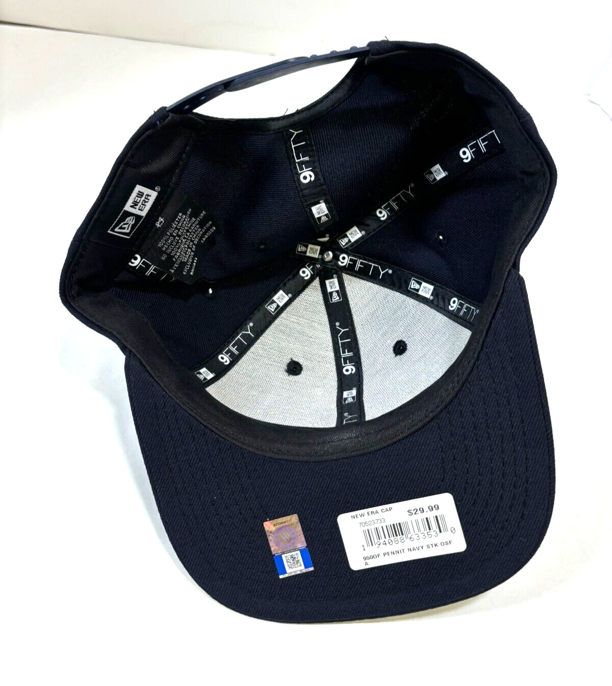 Penn State Nittany Lions NCAA NE "Original Fit"  Snapback Hat ~Navy