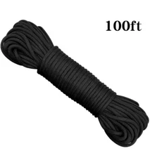 100' Feet 550 lb PARACORD para cord Nylon Type III PARACHUTE ROPE Survival