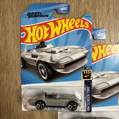 Hot Wheels Fast & Furious - '65 Corvette Stingray C2 In Scala 1:64 - Modello Pressofuso, Veicolo Da Collezione, Giocattolo Per Bambini 3+ Anni - 2