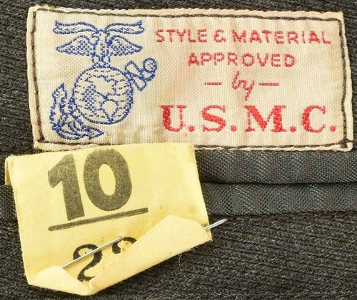 Korean War Era US Marine Corps USMC Captain's Tunic, ID'd - Bild 22 von 23