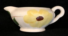 Blue Ridge RIDGE DAISY Gravy Boat Yellow Flowers Southern Pottery XLNT Cond