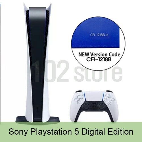 Sony PS5 Playstation 5 Digital Edition Console CFI-1218B New Version  -Express