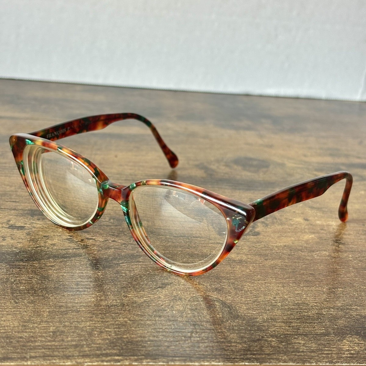 Rare Vintage Francois Pinton Tortoiseshell Cat Eye Eyeglass  display picture 1