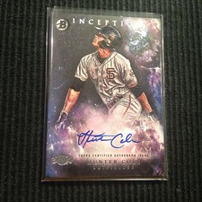 2016 BOWMAN INCEPTION HUNTER COLE *PROSPECT AUTO*  SAN FRANCISCO GIANTS