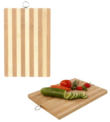 WOODEN CHOPPING BOARDS MEAT BREAD PASTRY CUTTING HEVEA WOOD BOARD KITCHEN 4 SIZE - Picture 15 of 16