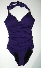 Victoria's Secret Swim Purple Ruched Push-Up One-Piece Swimsuit Size XS
