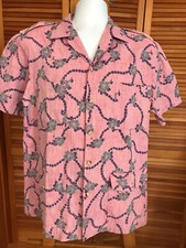 COOKE STREET HONOLULU SZ LARGE HAWAIIAN SHIRT - UNIQUE STYLING - MADE IN USA
