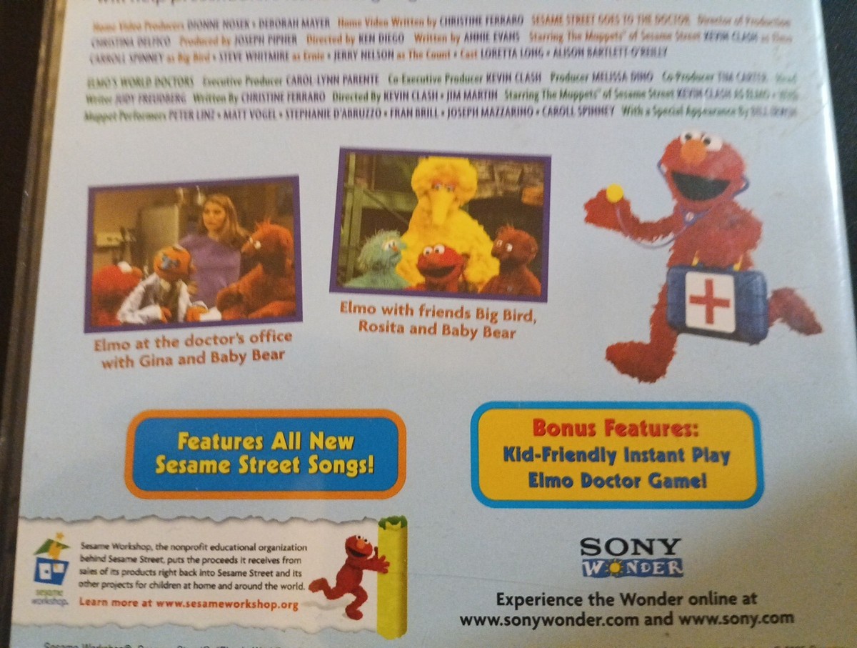 Sesame Street - Elmo Visits the Doctor (DVD, 2005) for sale