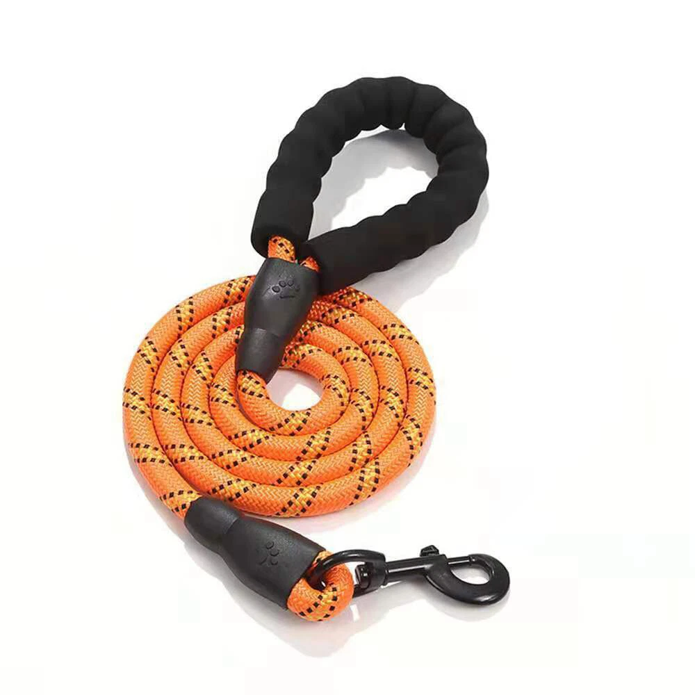 4 foot rope dog leash Flowfold Recycled Climbing Rope Dog Leash 4-Feet Green Rope