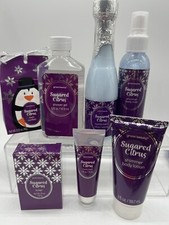  7 Groovi Sugared Citrus Body Wash Shower Spa Bath Gift Set Christmas Holiday