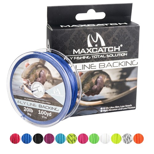 Maxcatch Braided Fly Line Backing for Fly Fishing 20/30LB 50yds-300yds - Picture 19 of 20