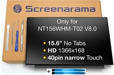 BOE NT156WHM-T02 V8.0 Lenovo 40pin Narrow LCD Touch Screen SCREENARAMA * FAST