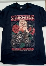 THE SCORPIONS Las Vegas ResidencyT-SHIRT love at first sting 2024size L &XL