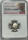 1979 S Type 2 GEM Proof Roosevelt Dime NGC PF69 Ultra Cameo 10c Trolley Label