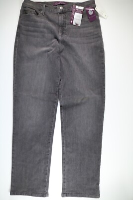 Womens Gloria Vanderbilt Gray Tapered Leg Classic Rise Jeans
