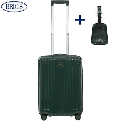 BRIC'S POSITANO emerald  hardside Cabin Trolley spinner trunk Suitcase S 21''