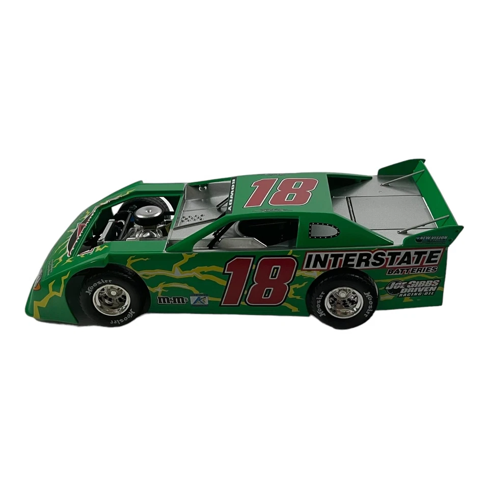 Coche de tierra Nascar diecast Nascar 2008 baterías interestatales Kyle Busch #18 escala 1:24 Foto 4 de 4