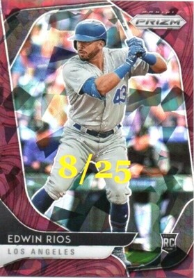 2020 Prizms Red,Green,Blue and Pink Singles