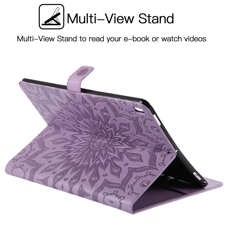 Vintage Leather Flip Smart Case Cover For iPad 5th/6th Gen 9.7"/Air 2/Mini 6/Pro - Image 3 of 4