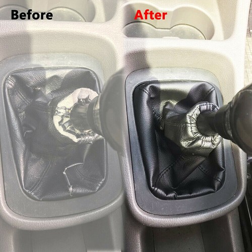Fit Vauxhall Astra G 1998-04 Handbrake Gear Shift Boot Gaiter Gaitor PU Leather - Picture 7 of 12