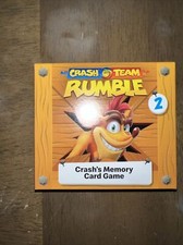McDonald's 2023 Crash Team Rumble Crash's Memory Card Game Happy Meal Toy NIP 2