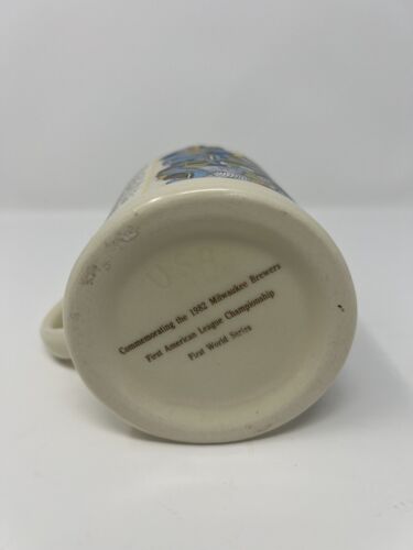1982 Milwaukee Brewers 1st American League Championship / 1st World Series Mug - Picture 7 of 7