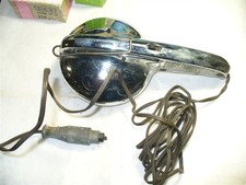 Vintage 40s 50s Chrome Handheld Spotlight Factory Style Gm Ford Mopar 6 Volt