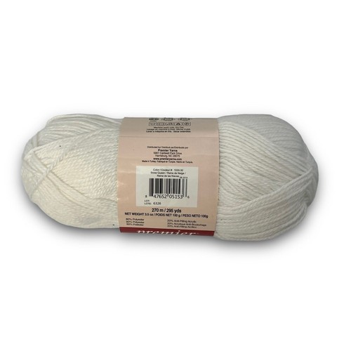 Herrschers Baby White Yarn White 265 yd Bernat 362 yd Premier 295 yd Yarn Lot 5 - Picture 5 of 9