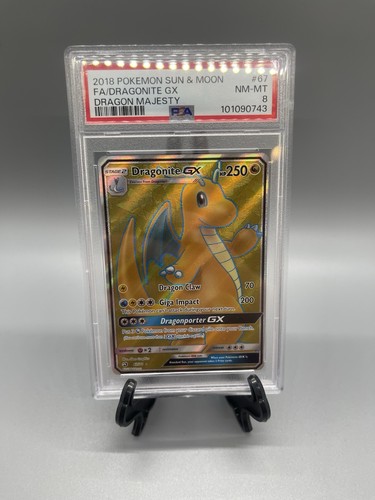 Dragonite-GX graded PSA 8 for sale on eBay