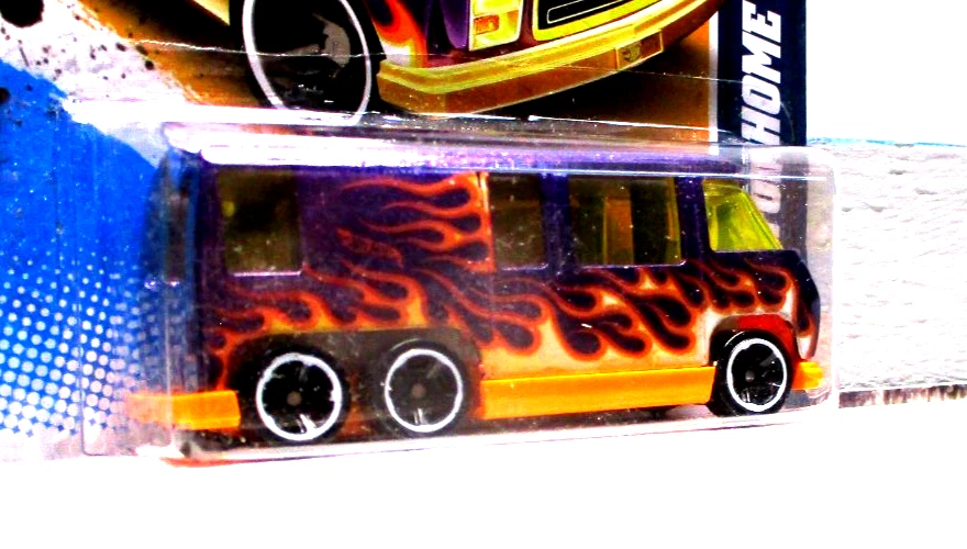 Autocaravana GMC Hot Wheels Heat Fleet Series 2012 ¡en púrpura caramelo metálico! Foto 3 de 4