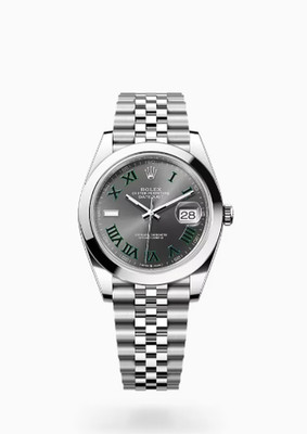 2026 Rolex Datejust 41 Steel Wimbledon Dial Jubilee Watch 126300 Complete Unworn