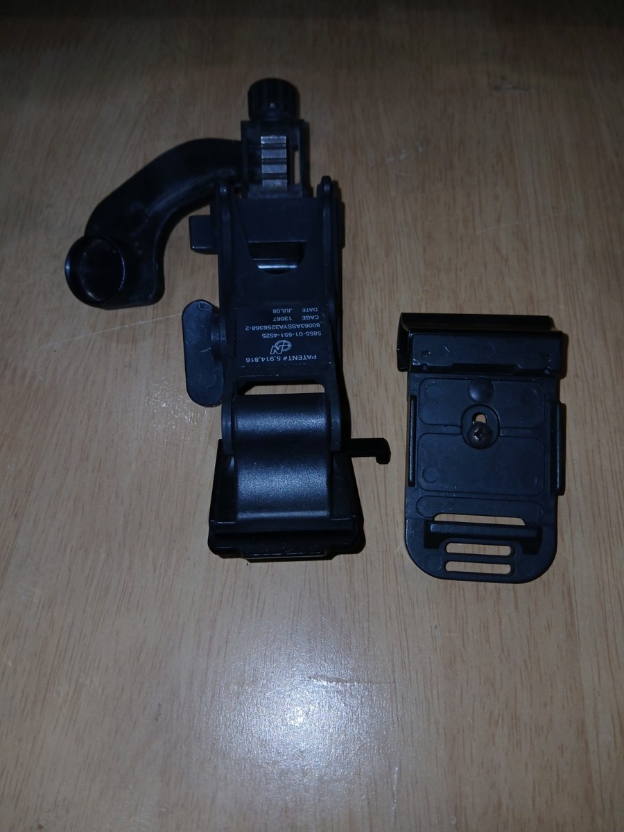 NOROTOS Titanium Rhino Mount II J-Arm & Base Plate for NOD/NVG PVS
