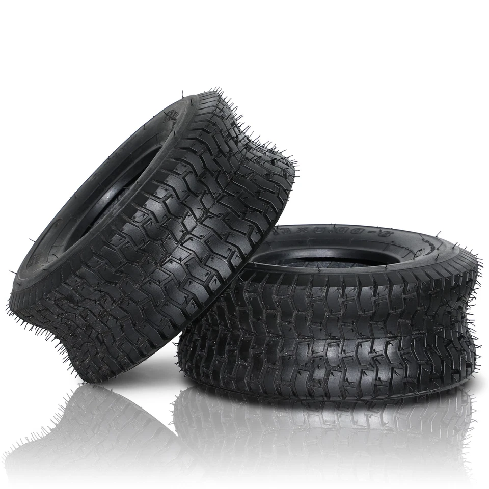 Set of 2 13x5.00-6 Lawn Mower Tractor Turf Tires 4 Ply 13x5.00x6 13x5-6 - Image 3 of 4