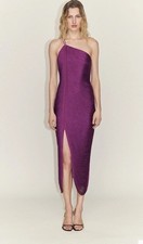 Mango Capsule Collection Asymmetrical Dress With Fringes