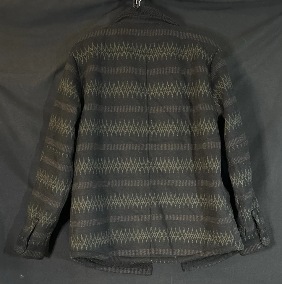 Chaqueta Camisa Roark Hebrides Kaffa Forrada de Vellón Grande para Hombre Foto 2 de 4