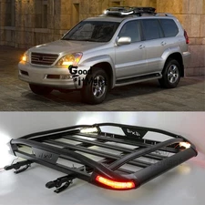 For Lexus GX470 2003-09 50"X38" SUV Roof Rack Cargo Basket Carrier+50" Cross Bar