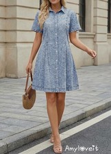 LILLUSORY Button Down Denim Dress Size XL NWT