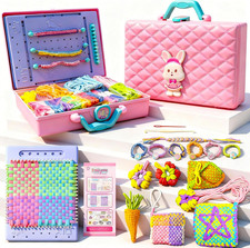 Weaving Loom Kit Toys  Friendship Bracelet Making Kit for Kids, Birthday Childr