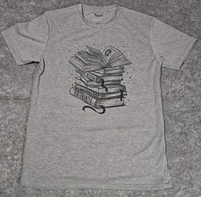 The Wizarding Trunk T-Shirt Adult L Gray Ancient Runes Numerology Arithmancy