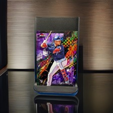 Justin Foscue 2024 Topps Finest Purple Refractor #23 RC Serial 091/250 Rangers