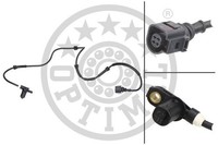 Optimal 06-S152 Sensor, Raddrehzahl FüR VW Sharan (7M8, 7M9, 7M6)