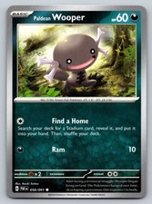 paldean wooper pokemon card 2025 Mega Evolution Phantasmal Flames Illustration Rare #102 PSA Authenticated 10 shuffle your deck. Pokemon Card Paldean Wooper Promo