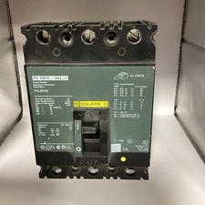 Used SCHNEIDER ELECTRIC FHL36100 FH 100 A Circuit Breaker⚪️
