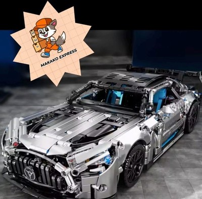 1466 Teile Rennwagen Bausteine Set, Maßstab 1:14 Sportwagen Modellbausatz Geschenke