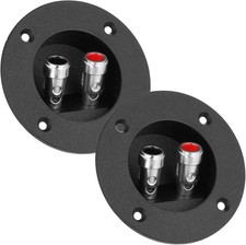 2 Pcs 3 Inch Speaker Box Terminal Subwoofer Connector Terminal Cups Subwoofer Bo
