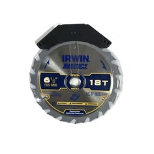 Irwin IWAS61218L Marathon 6.5" 18 Tooth Rough Finish Carbide Circular Saw Blade